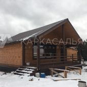 Каркасный Дом 7.5х6м по проекту Саяла под ключ