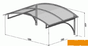 Козырек из поликарбоната