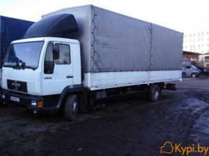 Грузоперевозки MAN 5-7т.45куб.м.ТЕНТ