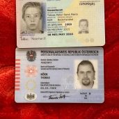 Passports , id cards , visas , drivers license , stamps