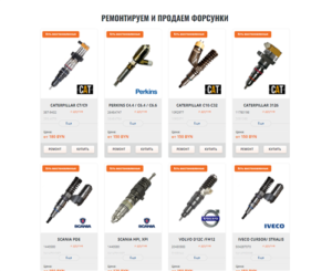 Купить восстановленные или новые форсунки для грузовой техники в Минске