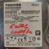 Жесткий диск TOSHIBA DT1ACA050 500GB